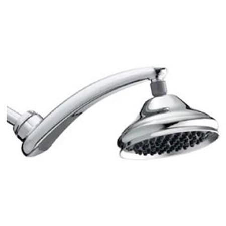 Waterpik Water Pik 111373 6 in. 1.8 GPM Round Adjustable Shower Head 111373